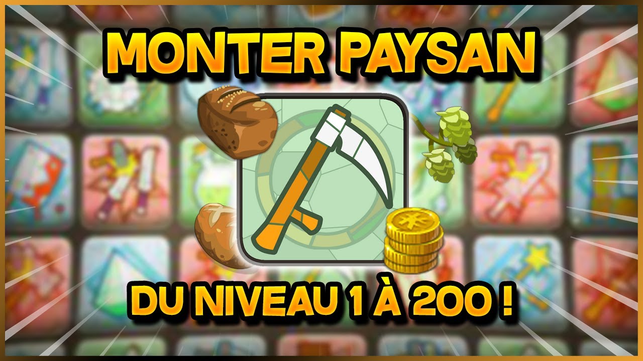 Monter Paysan level 200