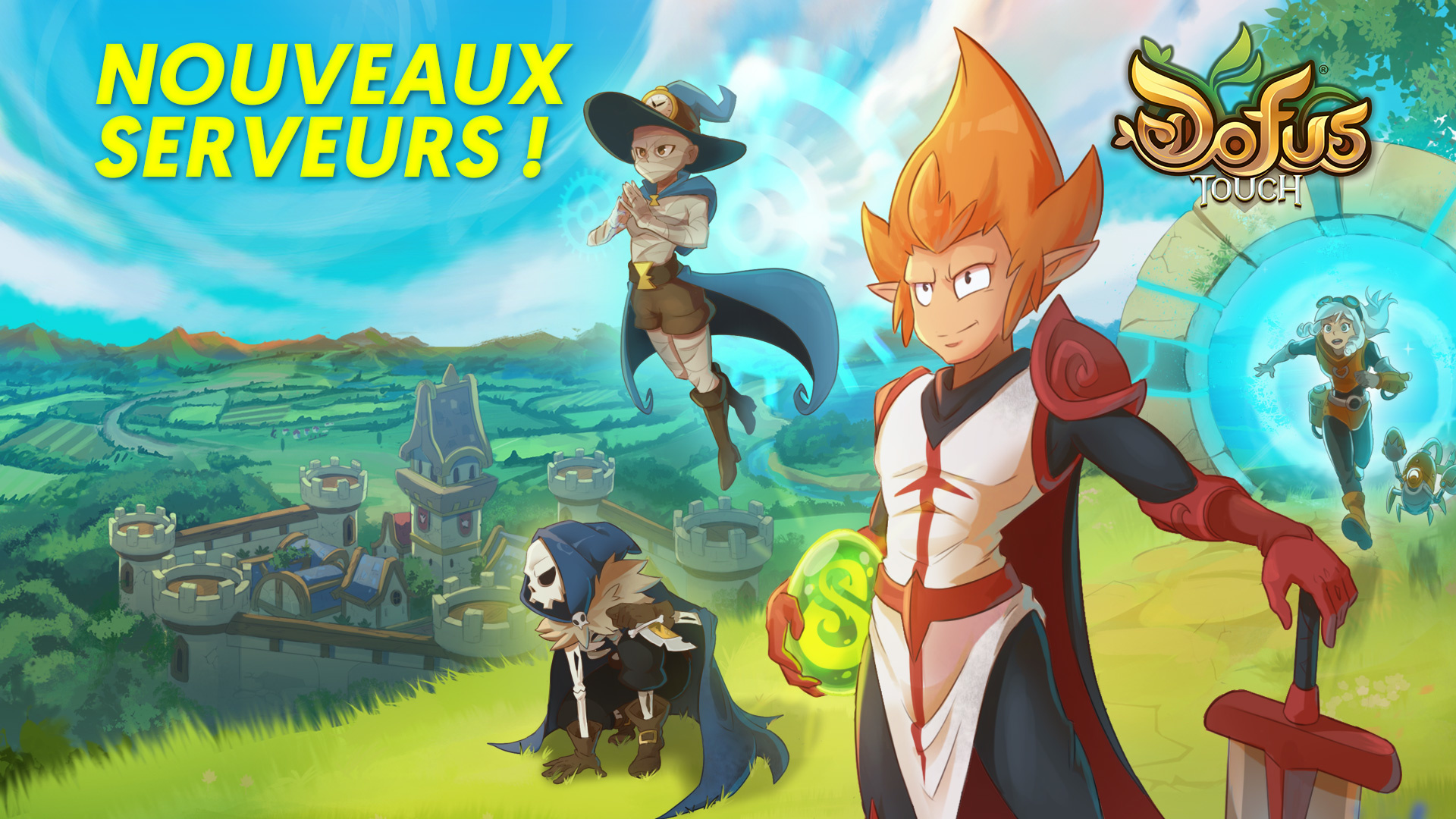 Les nouveaux serveurs Dofus Touch